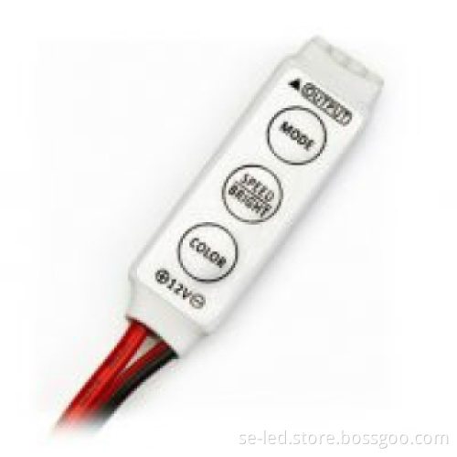 Mini size RGB LED Strip Controller Speed & Color & Brightness